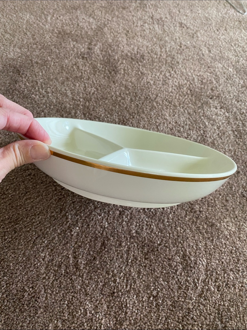 Lenox Eternal Three-Section Round Serving Bakeware